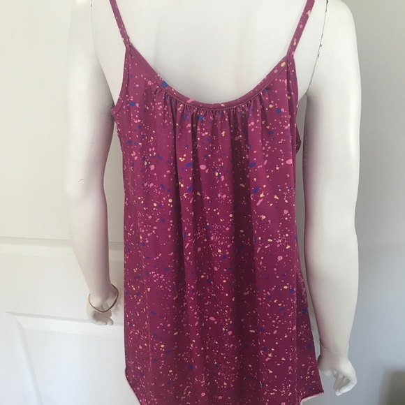 Pink patterned long tank - Picture 3 of 4